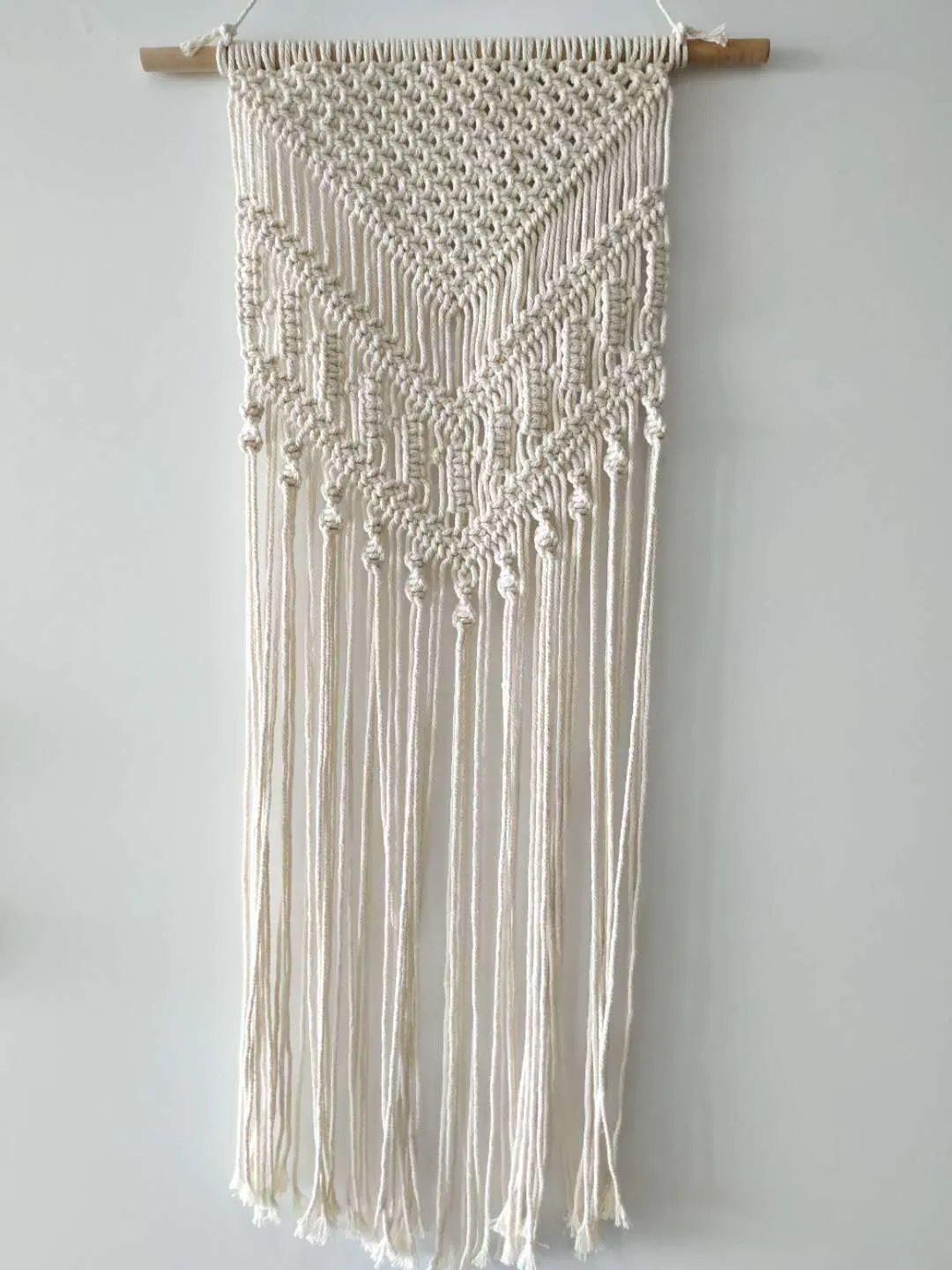 Macrame Wall Hanging - Boho Chic Woven Tapestry for Apartment Dorm Room Home Decor