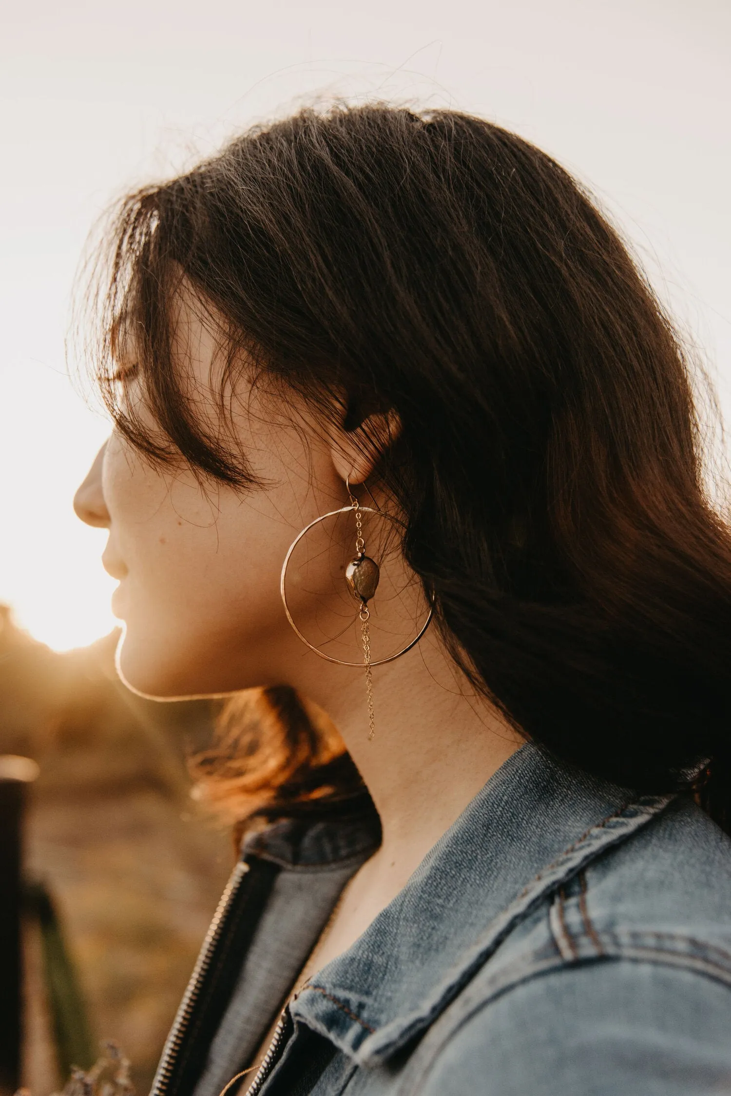 Momi Baroque Pearl Hoops by Toasted Jewelry