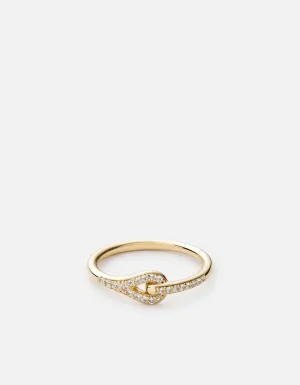 Neo Ring, Gold Vermeil/Sapphire