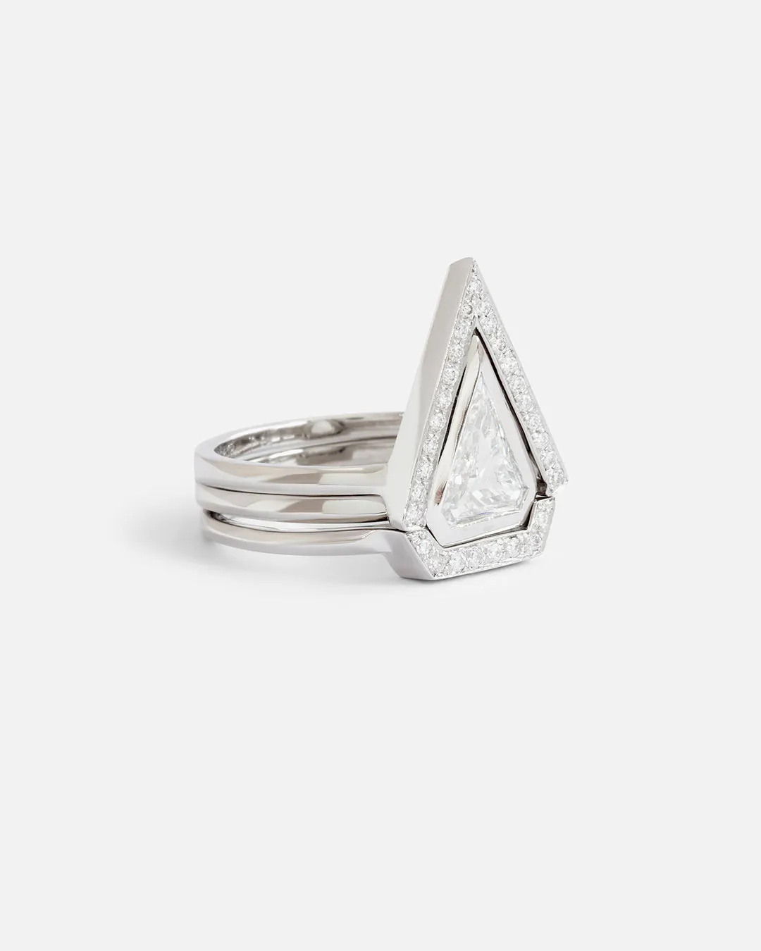 Pave Setting / Bottom Stackable Ring