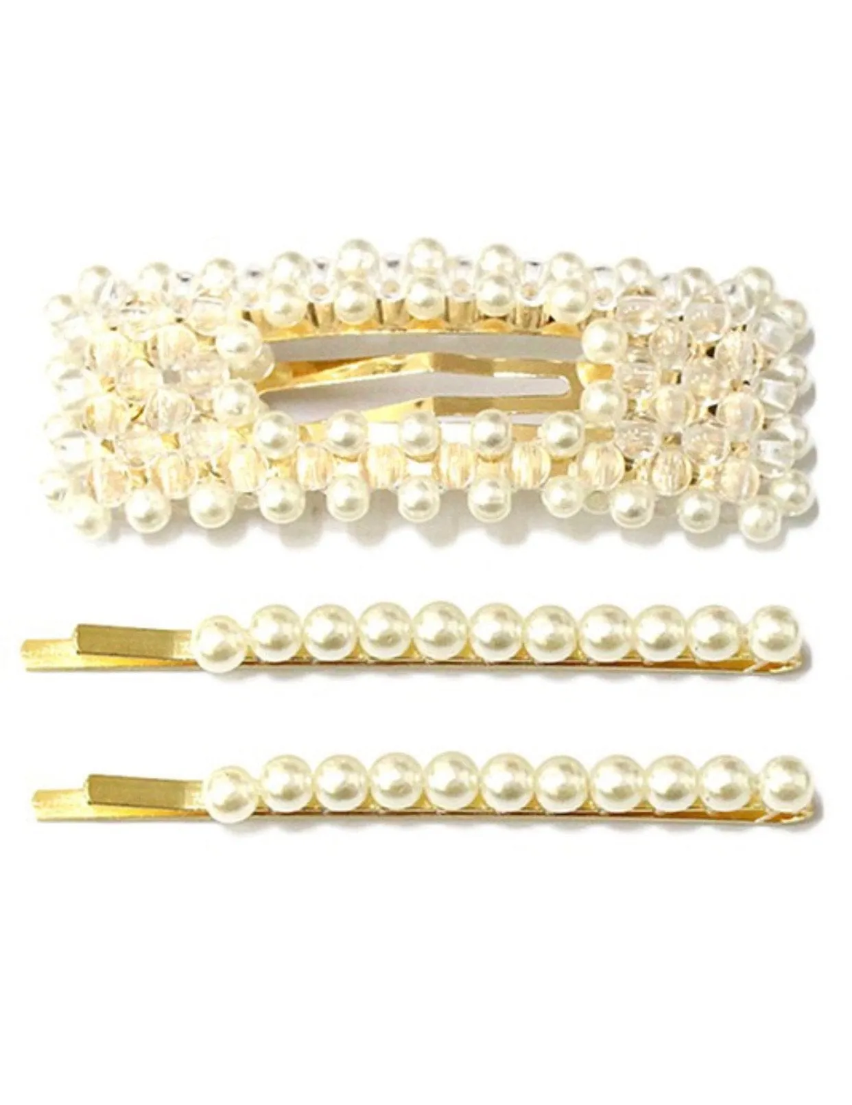 Pearl Hair Pins (Set of 3)