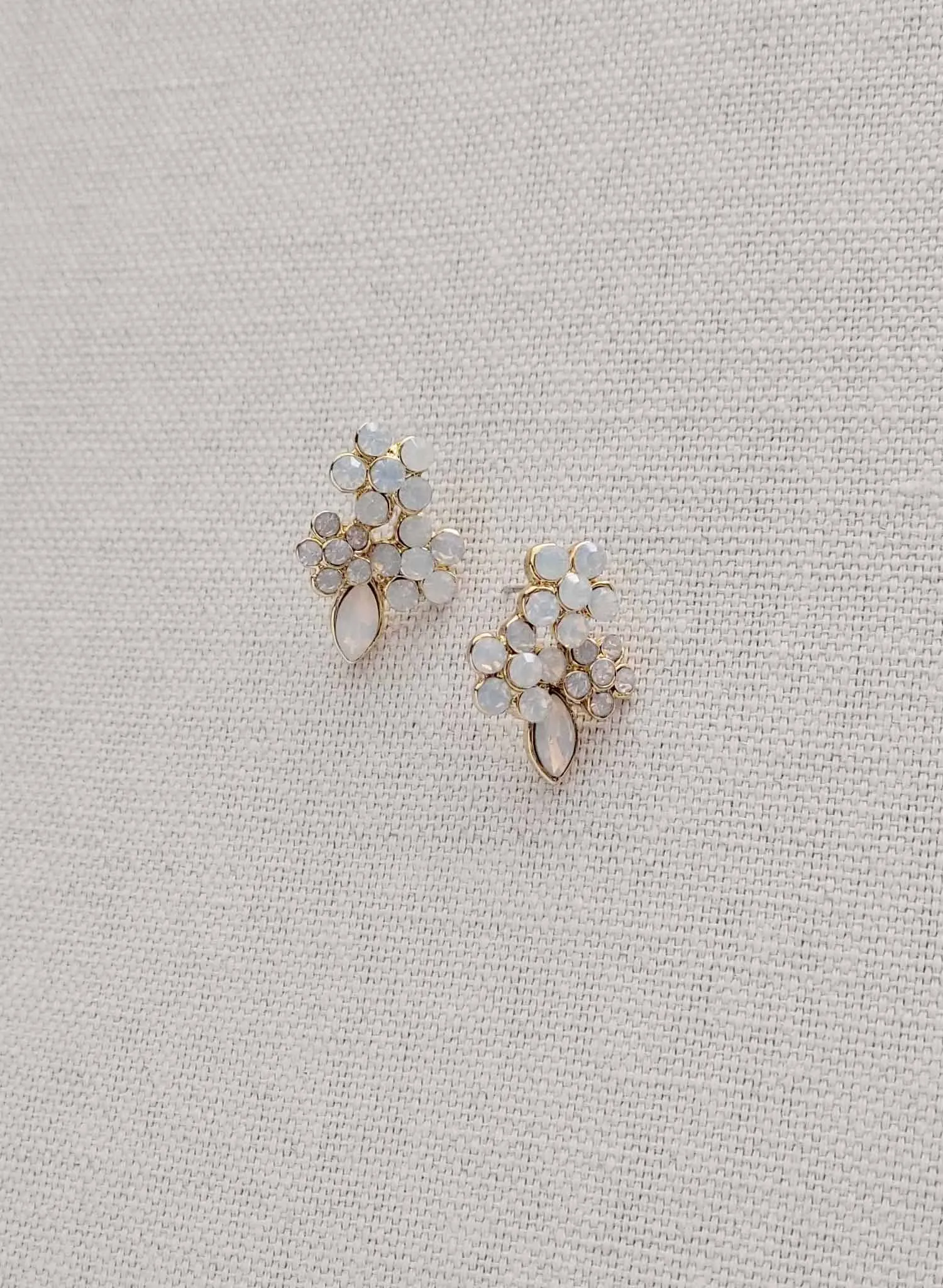 Petite crystal cluster earrings - Style #2129