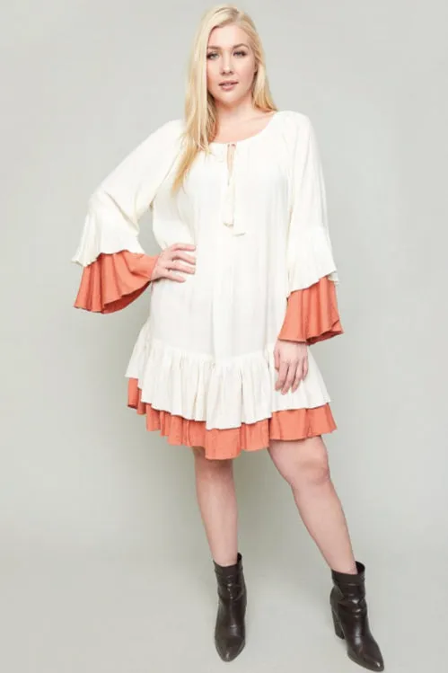 Ruffled Tiered Dress