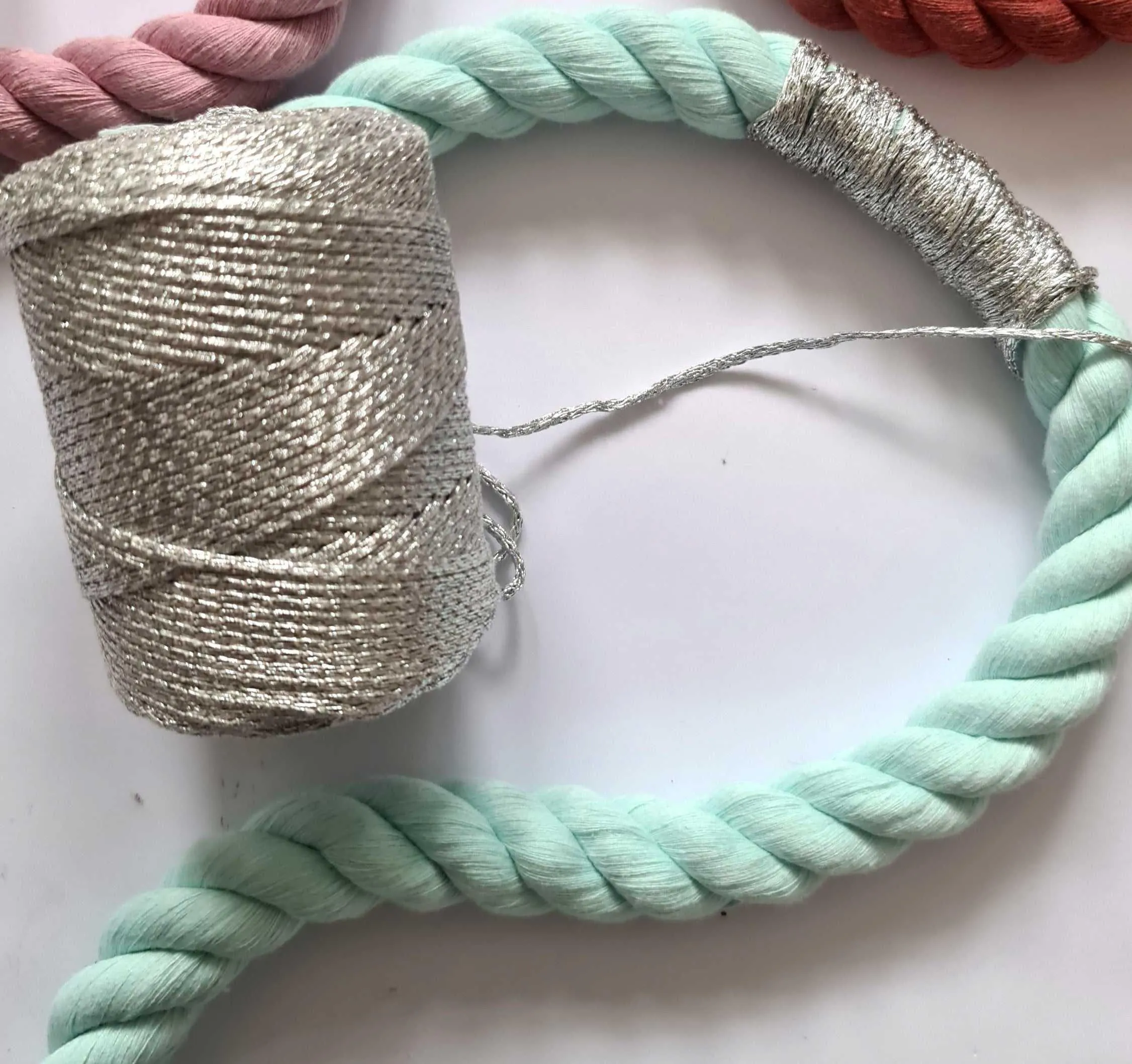 Shiny Macrame cord Shiny Luxe String | Gold - Rose Gold - Silver