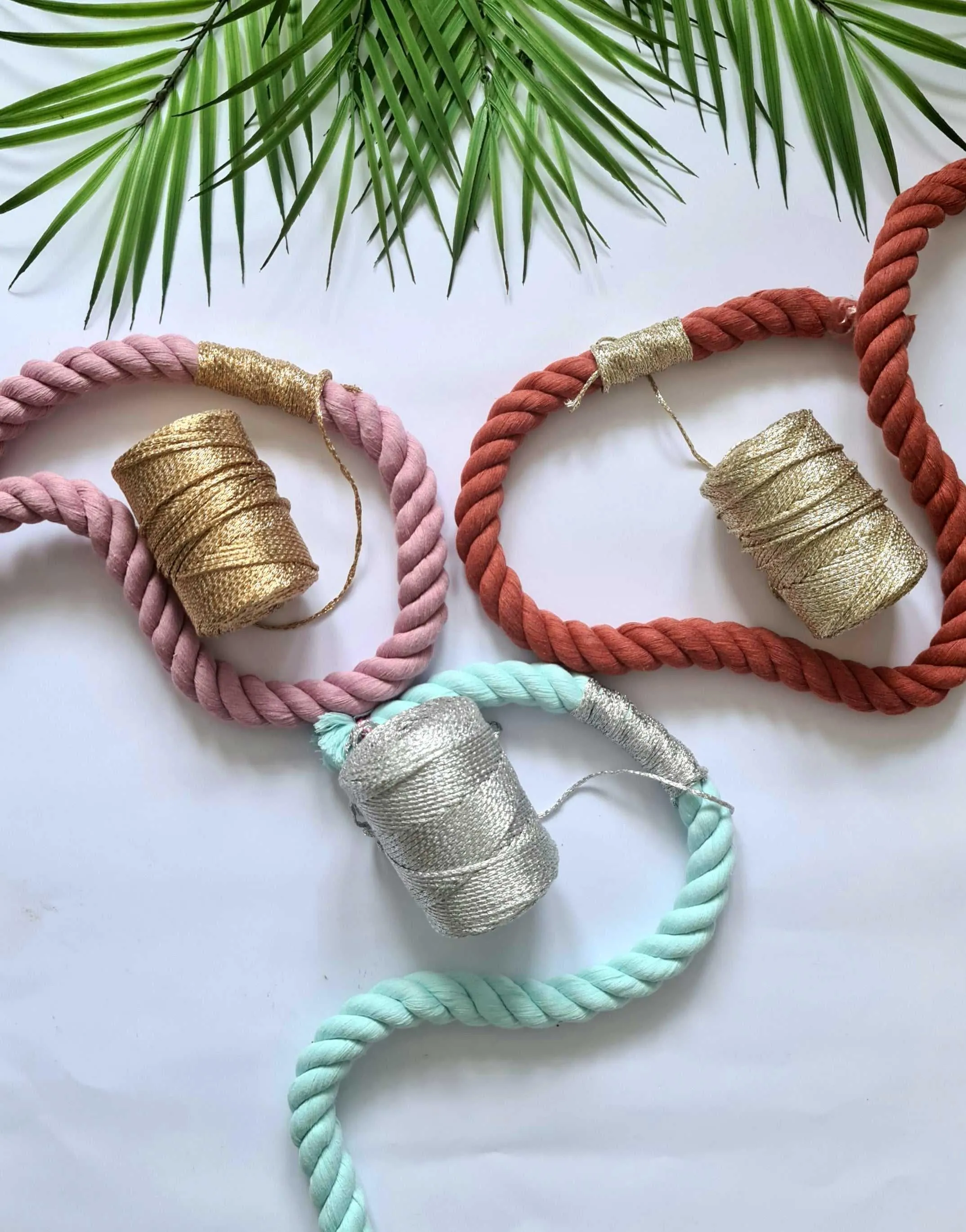 Shiny Macrame cord Shiny Luxe String | Gold - Rose Gold - Silver