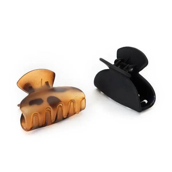 Small Claw Clips 2pc - Recycled Plastic