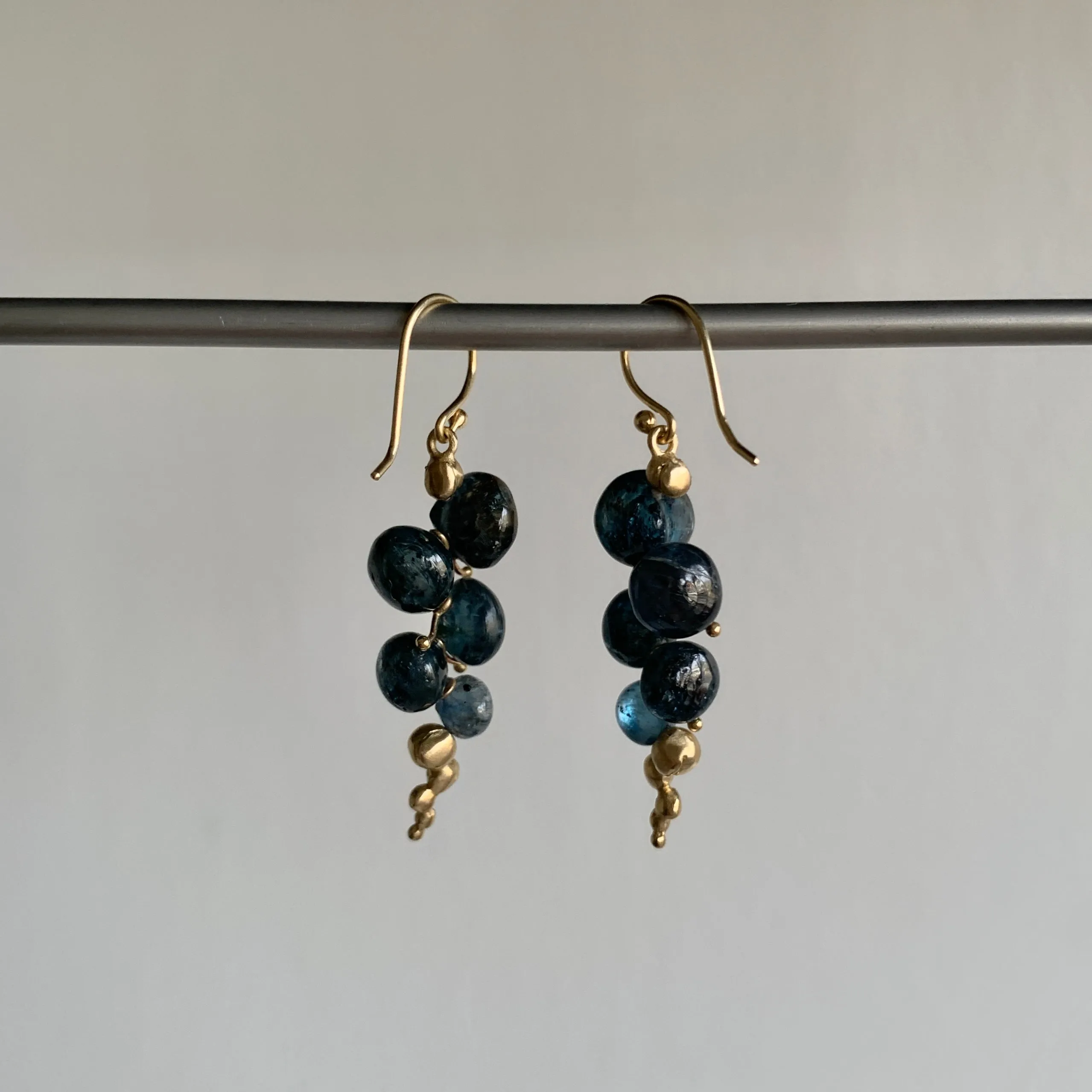 Small Orissa Kyanite Caviar Earrings