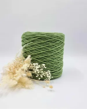 Spring Green - 3MM  Single Strand Luxe Cotton String 1KG