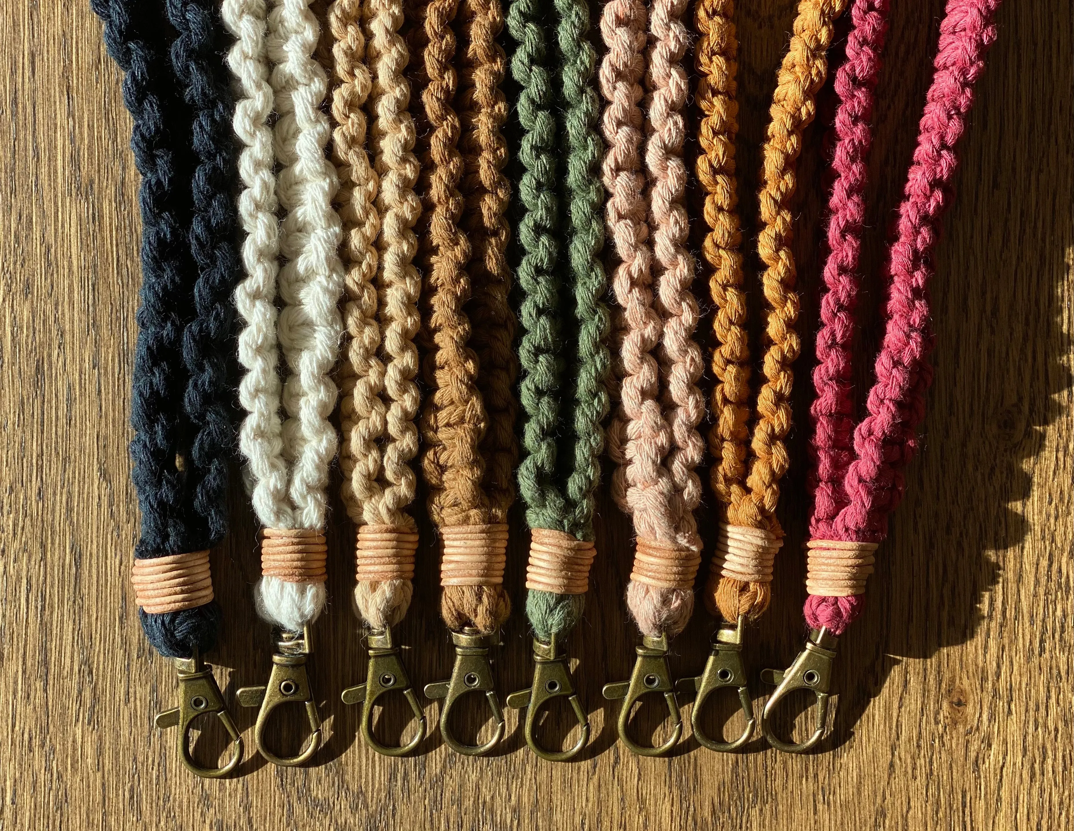 Square Knot Macrame Lanyard