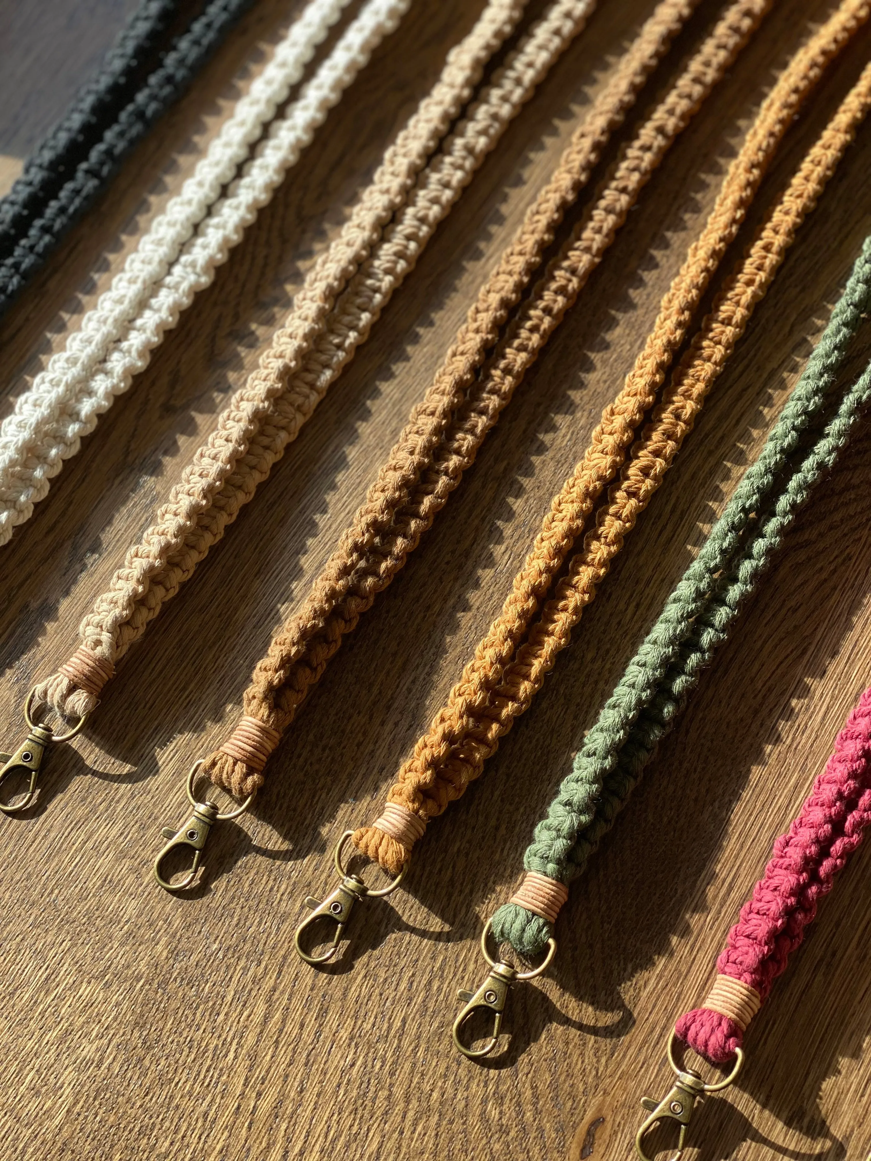 Square Knot Macrame Lanyard