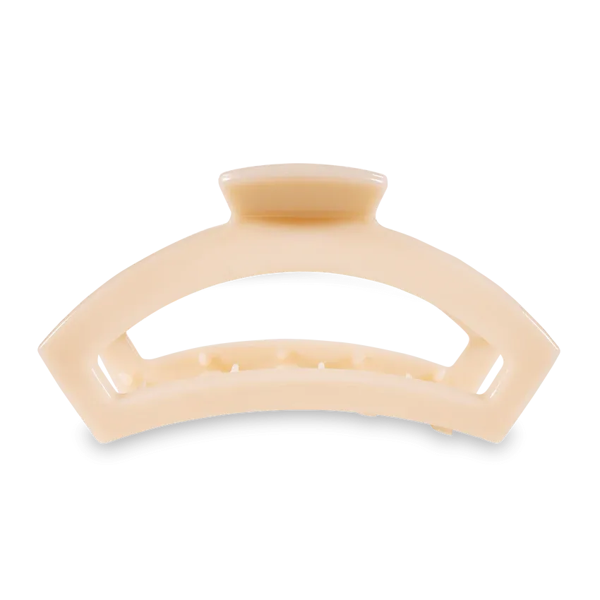 Teleties - Open Almond Beige Large Clip