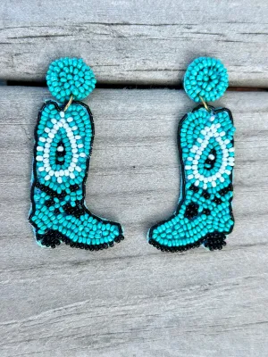 The Bali Beaded Boot Earrings