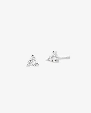 Trio Cluster Stud Earrings