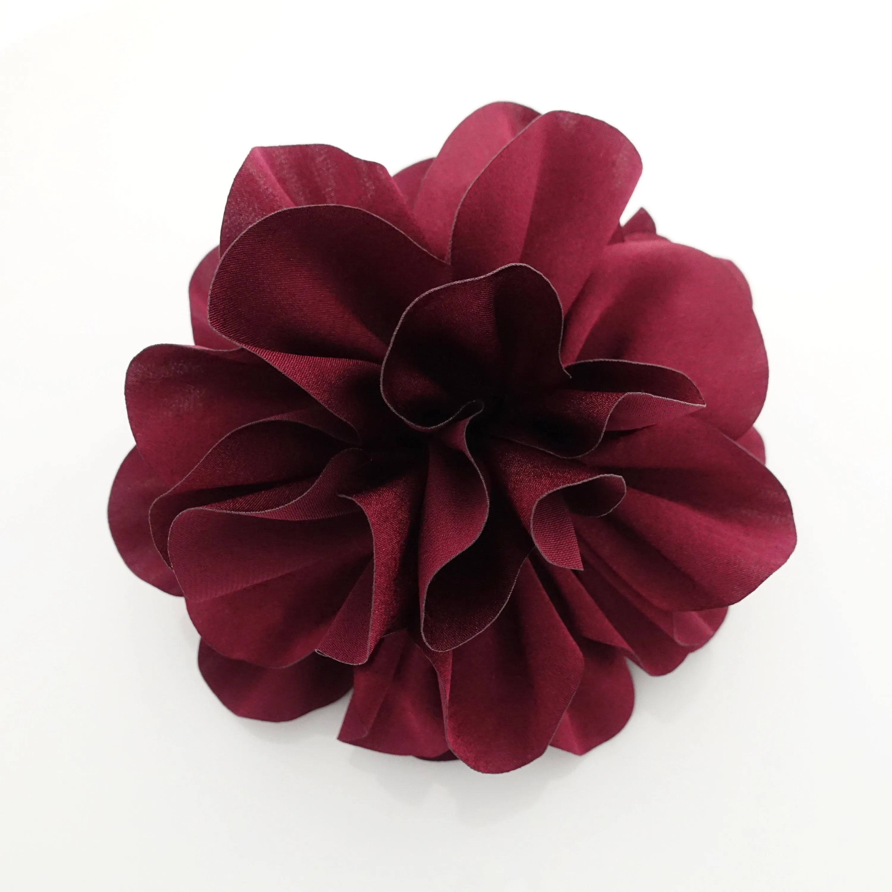 Very big flower glossy petal hair jaw claw special events hair claw clip for women