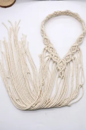 WALL HANGING--Macrame Fringe Headband